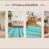 Chic Teal Contemporary(Blue)