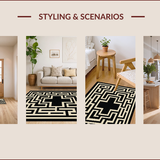Elegant Black Beige Trellis Aesthetic(Beige)