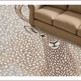 Camel and Gray Safari Decor Office(Beige)