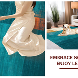 Chic Geometric Design in Hues(Blue)