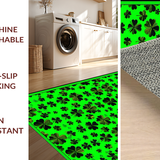 Stylish Tufted Shamrock Composition(Green)
