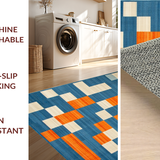 Abstract Multicolor Patterned Elegance(Blue)