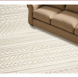 Chic Contemporary Chevron Motif(Beige)