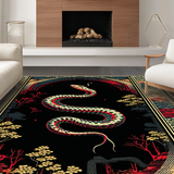 Artistic Serpent Inspired Design(Black)