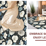 Sophisticated Monochrome Floral Touch(White)