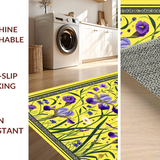 Lively Garden Inspired Entrance Mat(Yellow)