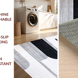 Minimalist Black and Silver Motif(Black)