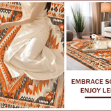 Aztec Geometric Fall Low Pile(Orange)