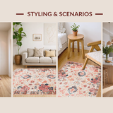 Artful Vintage Inspired Flourish(Beige)