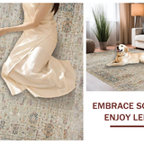 Artful Vibrant Trellis Composition(Beige)