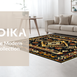 Striking Abstract Aztec Aesthetics(Black)