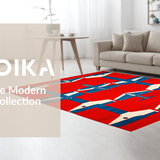 Retro American Flag Motif(Red)