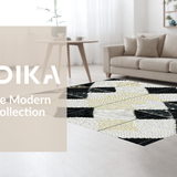 Trendy Open Space Geometric(Black)
