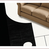 Elegant Black and White Geometric Visual(Black)