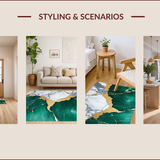 Abstract Gold Grey Ultra Area(Green)