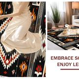 Artful Southwestern Textile Illustration(Black)