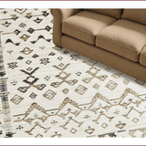 Rustic Earth Tone Diamond Shapes(Beige)