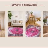 Eclectic Hot Pink Textured Elegance(Pink)