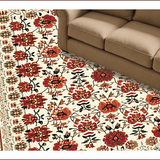 Vintage Floral Non Slip Area(White)