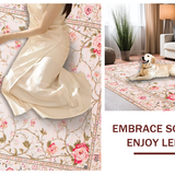Chic Pastel Floral Accents(Ivory)