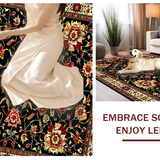 Elegant Black Floral Symmetry(Black)