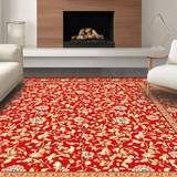 Playful Colorful Floral Design(Red)