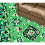 Vintage Boho Low Pile(Green)