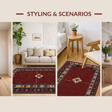Contemporary Bold Trellis Design Elements(Red)