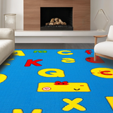 Engaging Colorful Shape Arrangement(Blue)