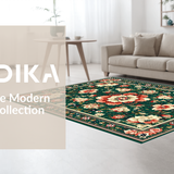 Delicate Leafy Design with Charm(Green)