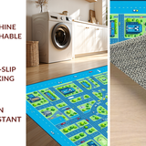 Charming Child Friendly Urban Map Design(Blue)