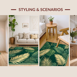 Tropical Oasis Leaf Motif(Green)