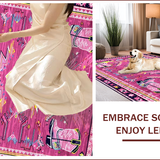 Chic Vivid Western Graphic Motif(Pink)