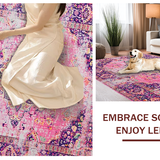 Artful Traditional Medallion Style(Pink)