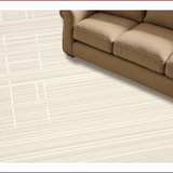 Elegant Neutral Geometric Weave(Beige)