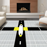 Striking Plane Path Decorative Style(Black)