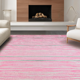 Pastel Pink Striped Elegance(Pink)