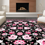 Dynamic Floral Geometry Theme(Black)