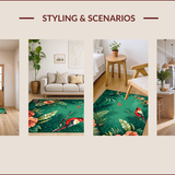 Tropical Jungle Floral Aesthetic(Green)