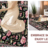 Enchanting Floral Insect Motif(Black)