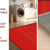 Modern Cheerful Circle Motif(Red)