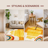 Dynamic Circular Whimsy Design(Yellow)