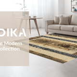 Chic Contemporary Brown and White(Beige)