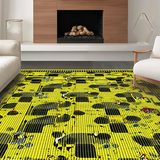 Trendy Monochrome Graphic Appeal(Yellow)