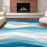 Modern Coastal Coral Expression(Blue)