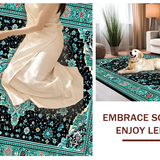 Luxurious Teal Accented Design(Black)