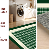 Sophisticated Cream and Gray Plaid(Green)
