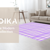 Sleek Modern Ogee Patterned Look(Ivory)