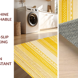 Artful Hand Woven Design(Yellow)