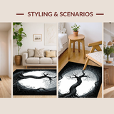 Minimalist Elegant Nature Theme(Black)